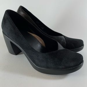 Dansko Tuttie Black Leather/Suede Pumps/Heels EU37